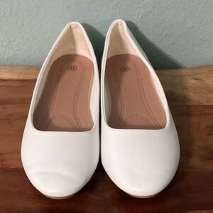 Women's White Slip-On Shoes